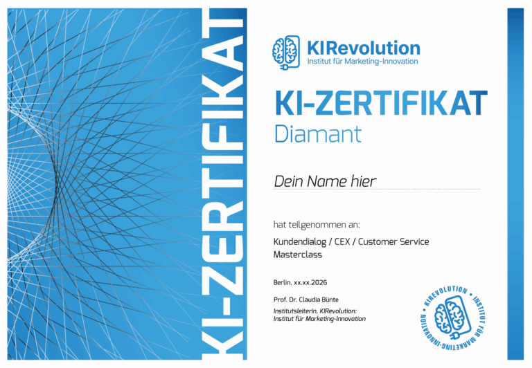 Vorschau des diamantfarbenen Zertifikats