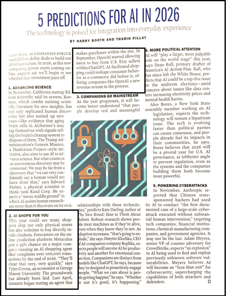 TIME Magazine „AI Shopping Agents“